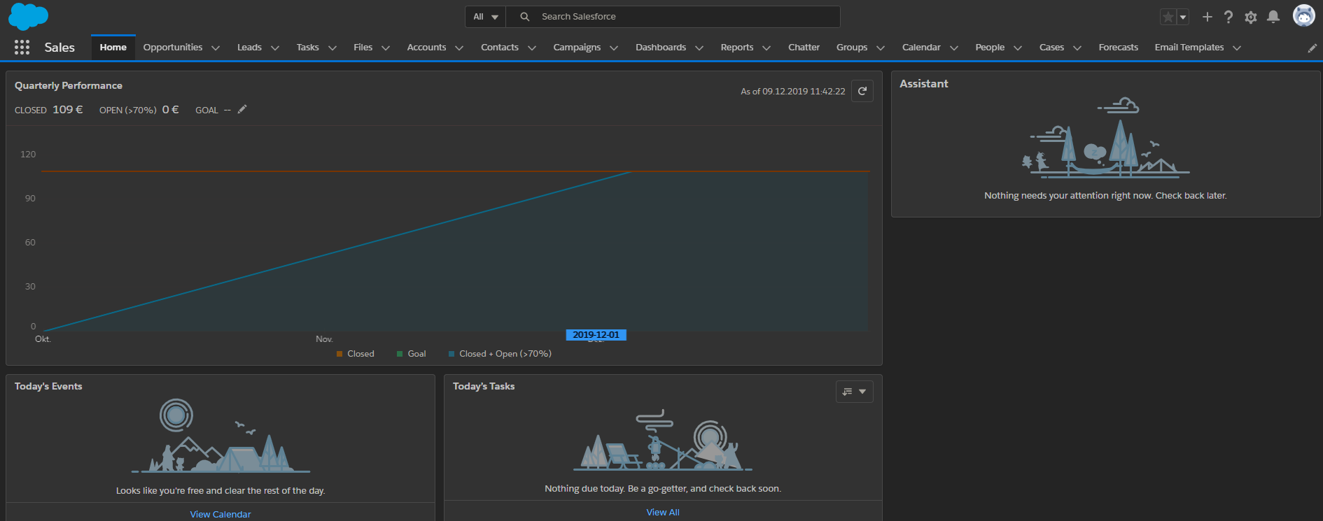 Schluss mit Augenschmerzen bei Nacht: Der Dark Mode macht aus Salesforce eine Dunkelkammer.