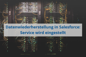 Datenwiederherstellund in Salesforce