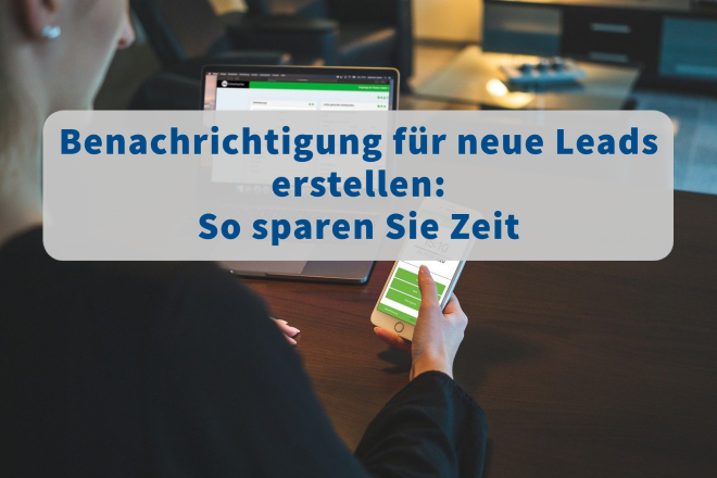 Benachrichtigungen für neue Leads