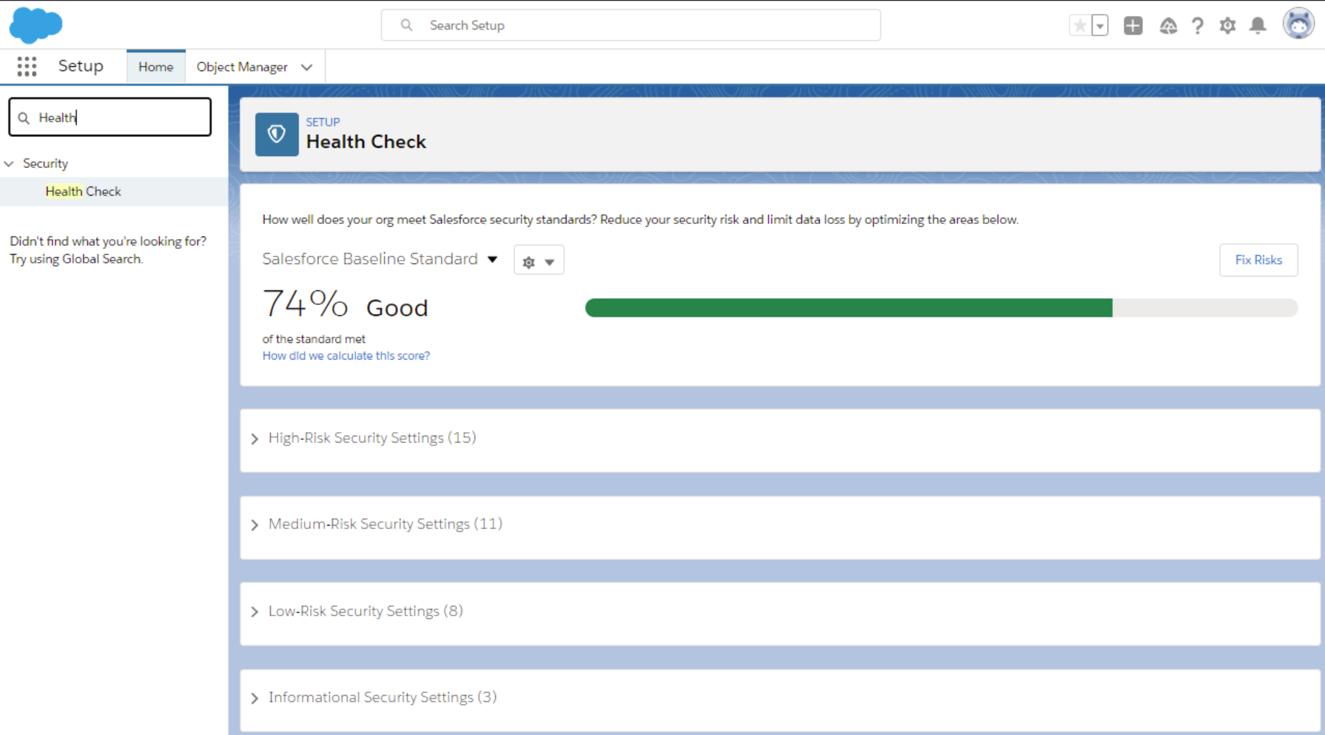 Salesforce Health Check
