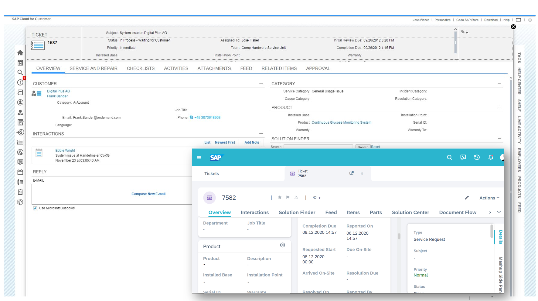 SAP Service Cloud in der Praxis