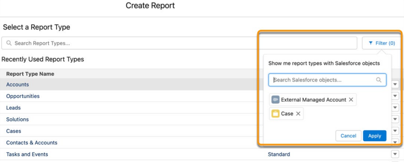 Salesforce Report Filter