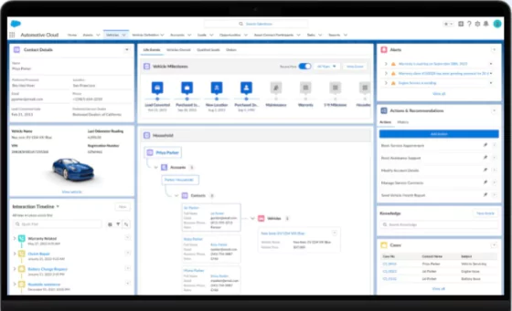 Salesforce Automotive Cloud | Screenshot