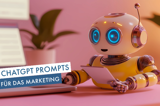 ChatGPT Prompts Marketing | Beitragsbild