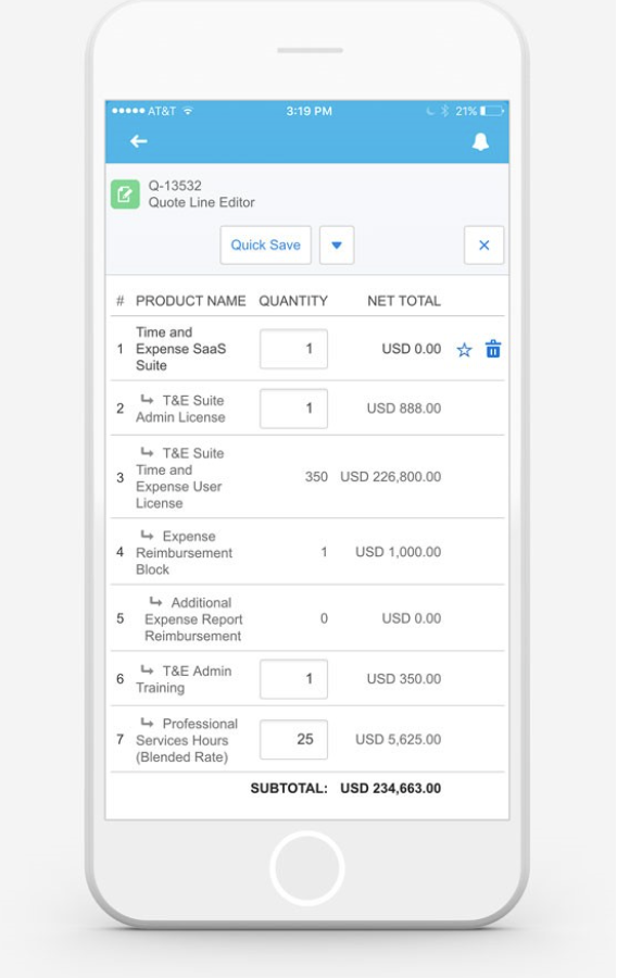 Preiskalkulation | Salesforce CPQ