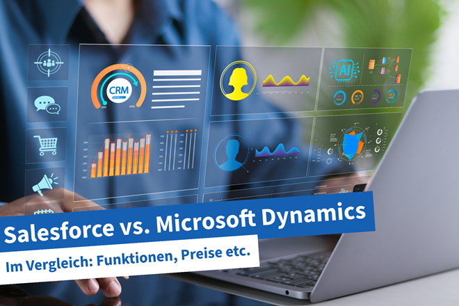 Beitragsbild | Salesforce vs. Microsoft Dynamics