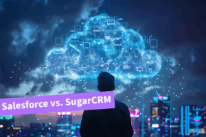 Salesforce vs. SugarCRM | Beitragsbild