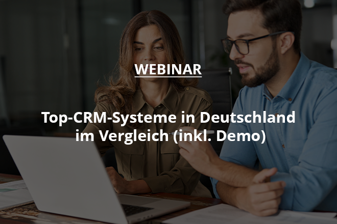 CRM-Systeme im Vergleich | Live-Webinar