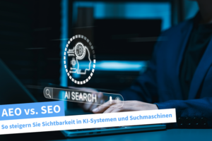 Beitragsbild | AEO vs. SEO