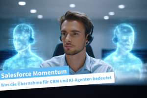 KI-Agenten analysieren Kundengespräche, um daraus Erkenntnisse für das Salesforce CRM zu erhalten.