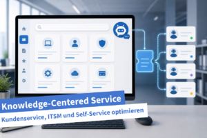 Mithilfe von Self-Service-Portalen wie Wissensdatenbanken können Kunden und Mitarbeiter ihr Problem schneller lösen. | Knowledge-Centered Service