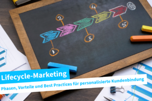 Lifecycle-Marketing zielt die Strategien darauf ab, alle Kontakte des Marketingzyklus zu durchlaufen.