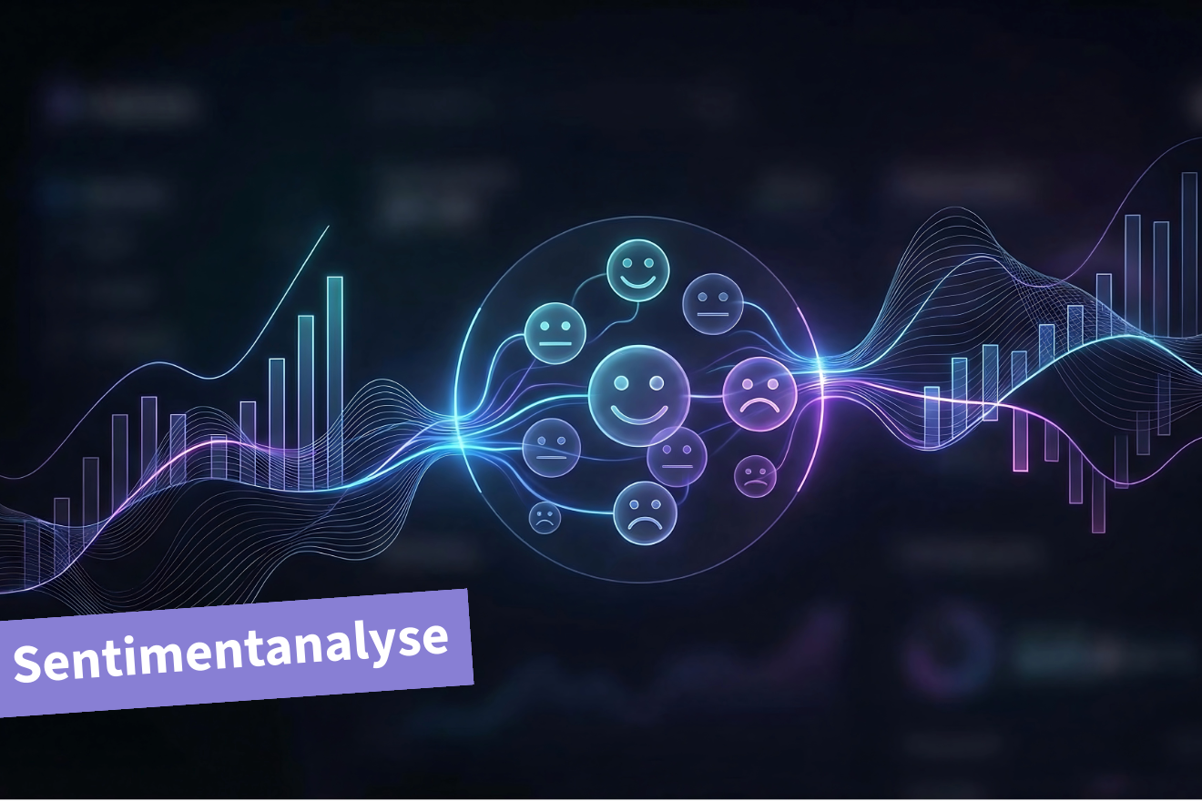 Sentimentanalyse mit KI: Auswertung von Kundenfeedback und Textdaten nach positiven, neutralen und negativen Stimmungen